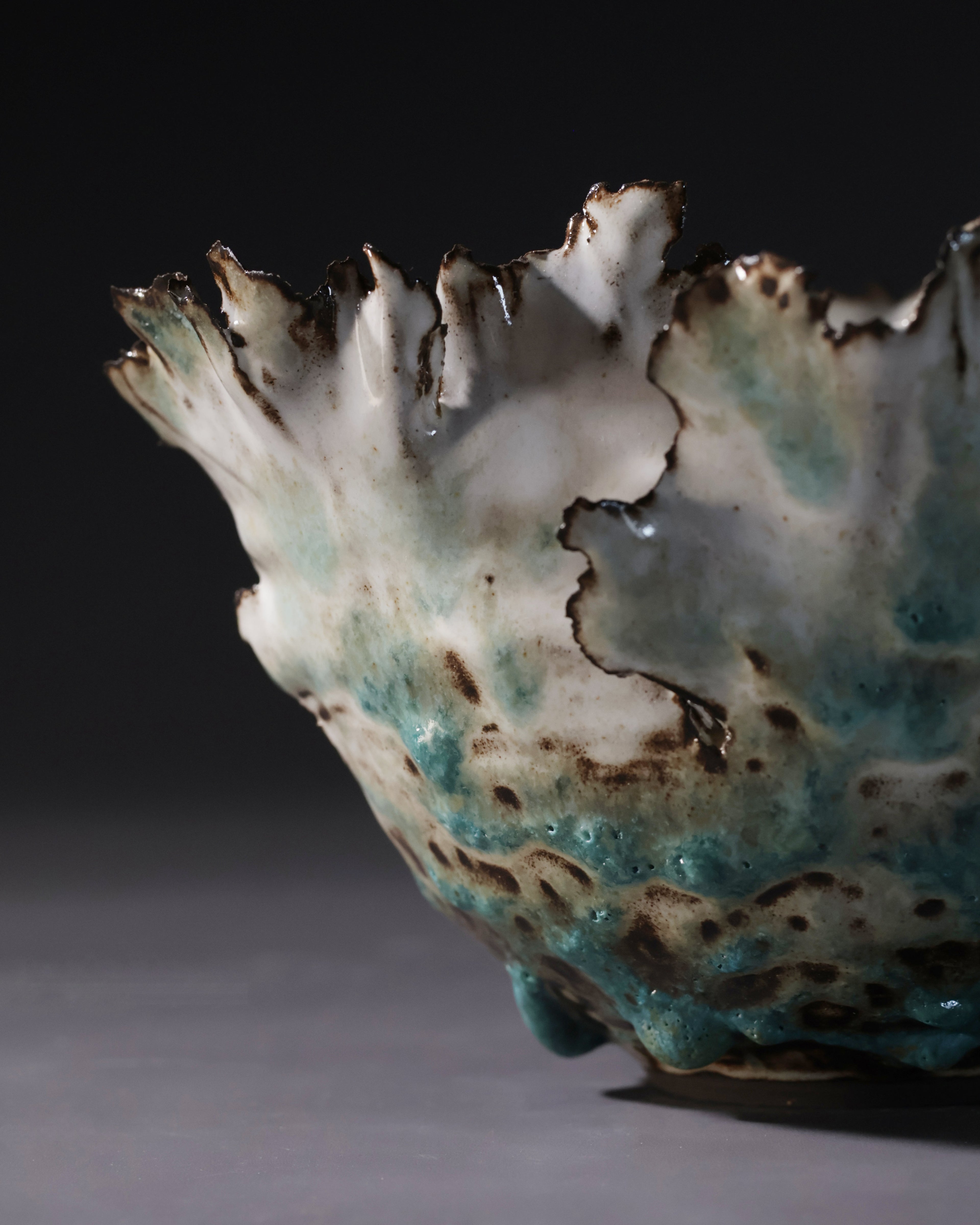 Canopy Collection - Leaf Rimmed Sculpture 4