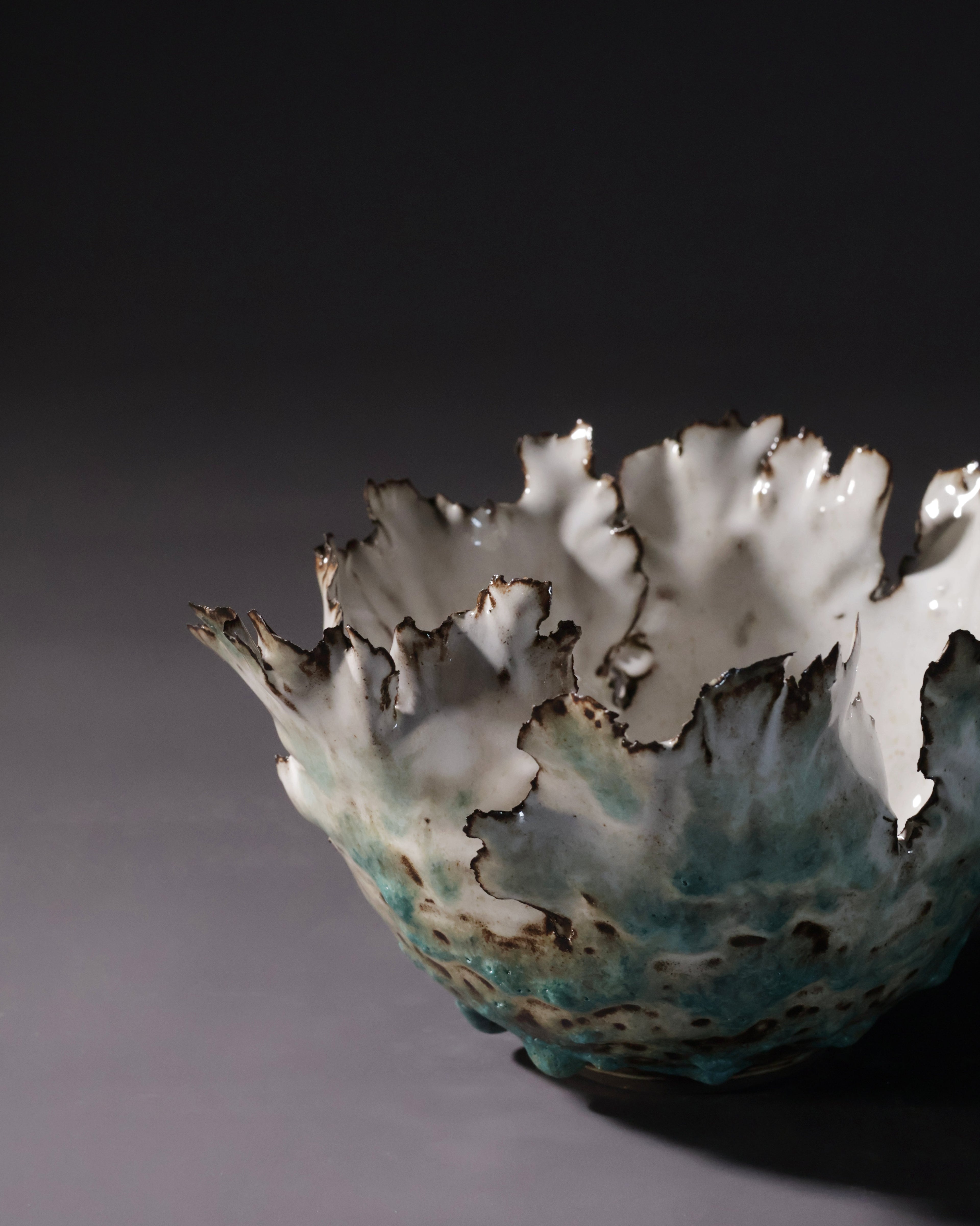 Canopy Collection - Leaf Rimmed Sculpture 4