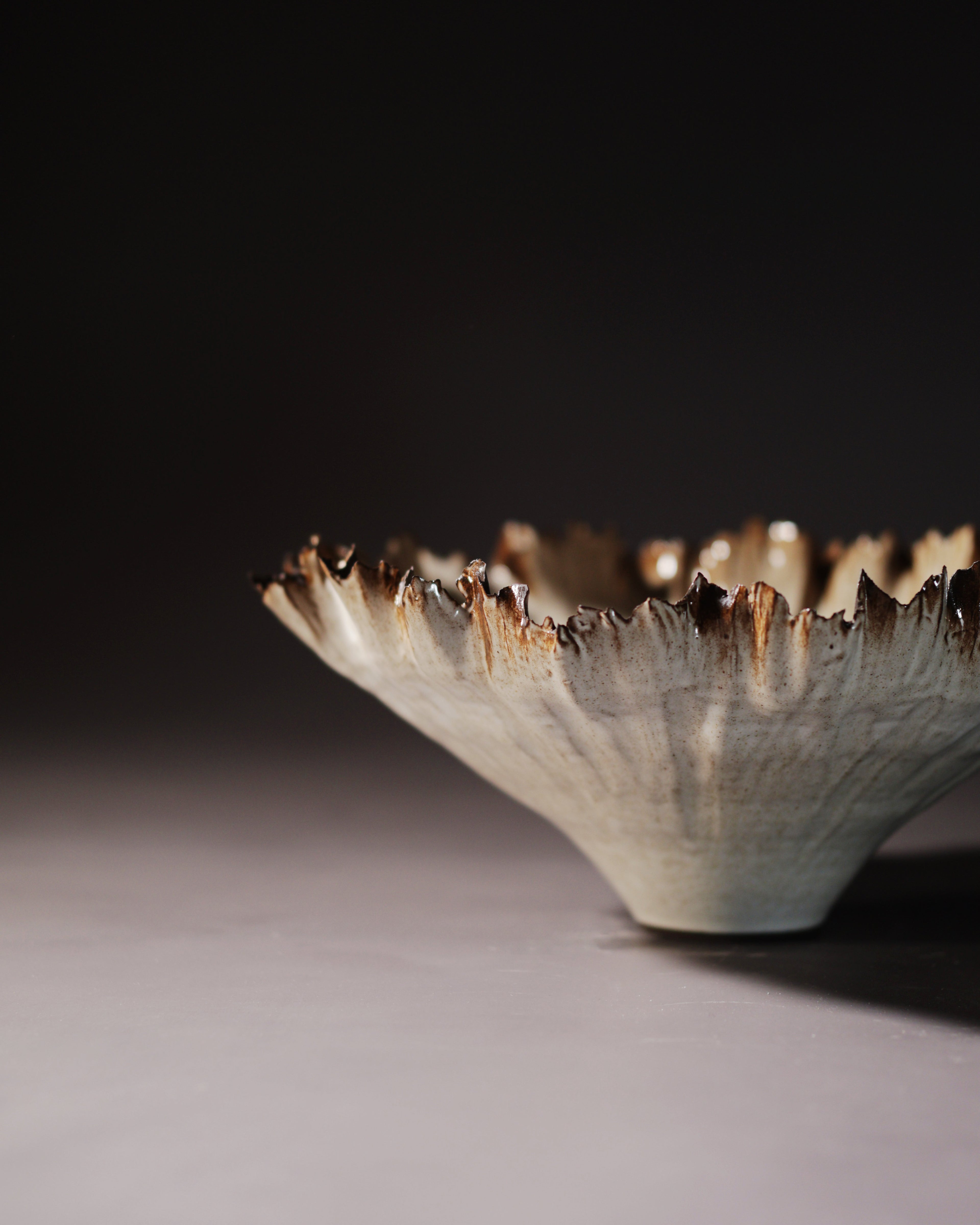 Canopy Collection - Leaf Rimmed Sculpture 5