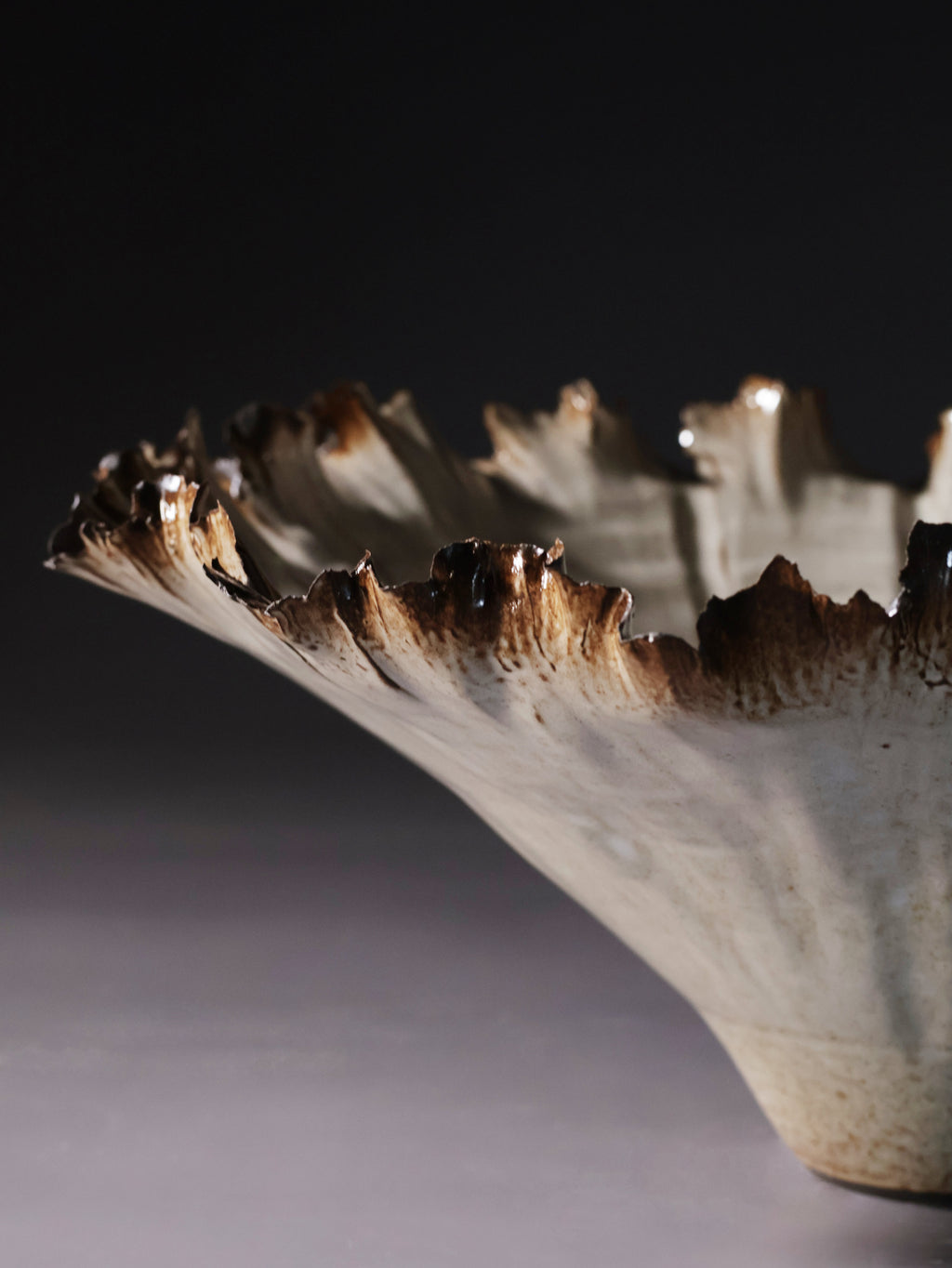 Canopy Collection - Leaf Rimmed Sculpture 6