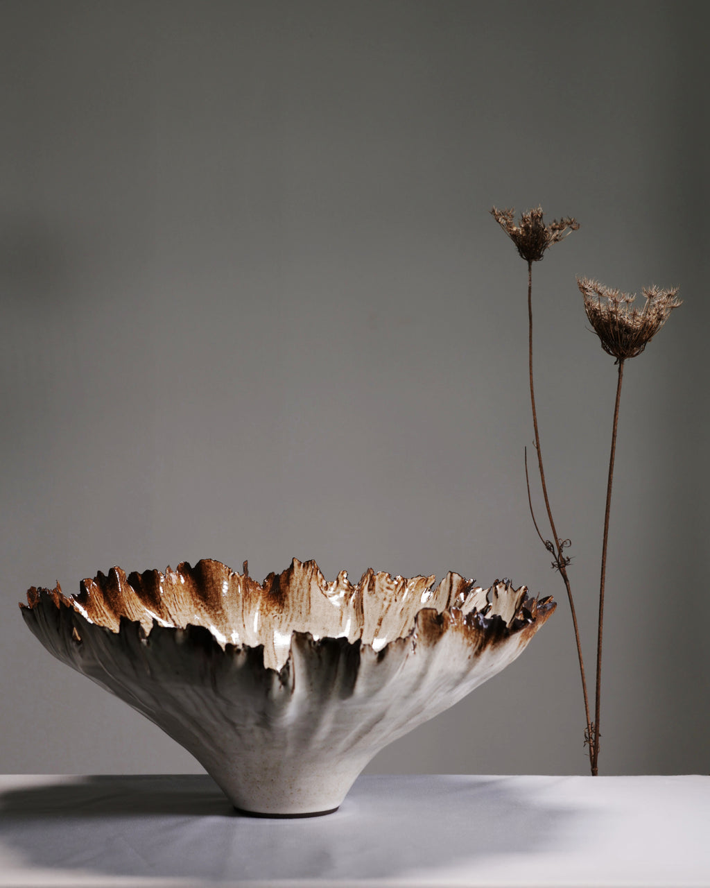 Canopy Collection - Leaf Rimmed Sculpture 5